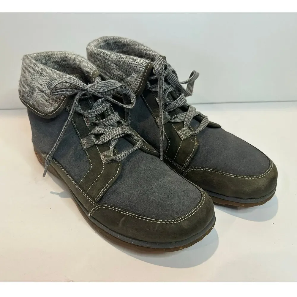 Chacos Barbary Waterproof Leather Boots Women's Size 9 Blue Gorpcore Style